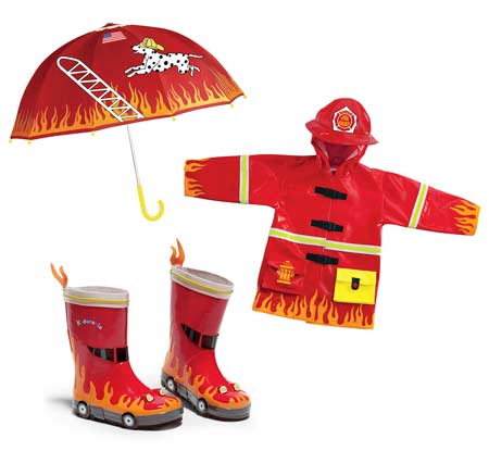 Kidorable - fireman raincoat set