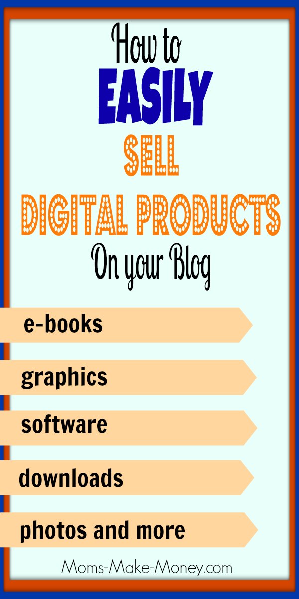How to sell digital products online from your blog, for free. It's so easy when you know how! 