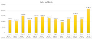 Sales Graph January 2016