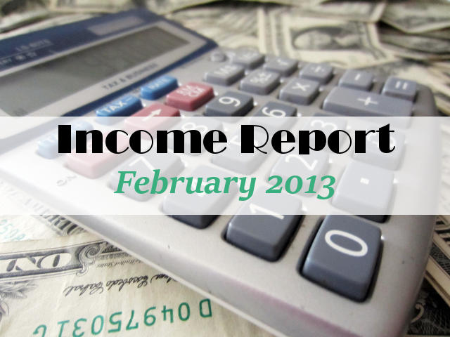 Income Report February 2013