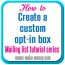 How to create a custom opt-in box, just like the 'big blogs'. Convert your visitors to subscribers with a targeted and eye-catching in-post optin box. Part of the Mailing List series from Moms Make Money.