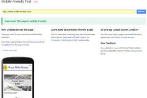 Moms-make-money.com mobile friendly test
